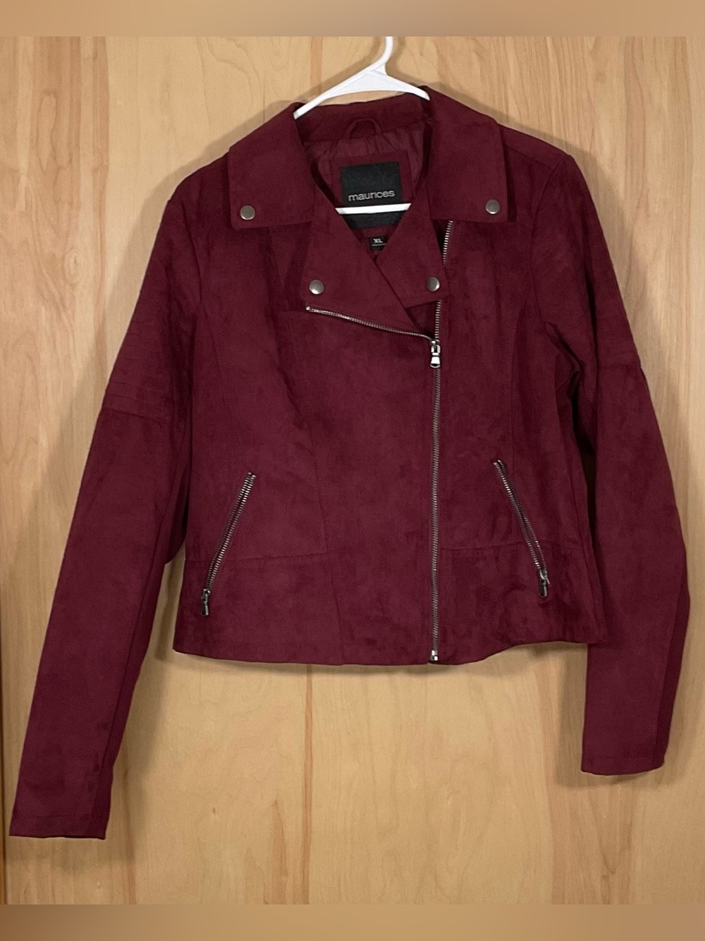 Maurices Faux Suede Moto Jacket - Like New